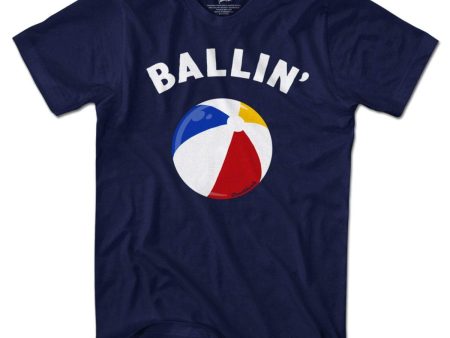 Ballin  Beach Ball T-Shirt Fashion