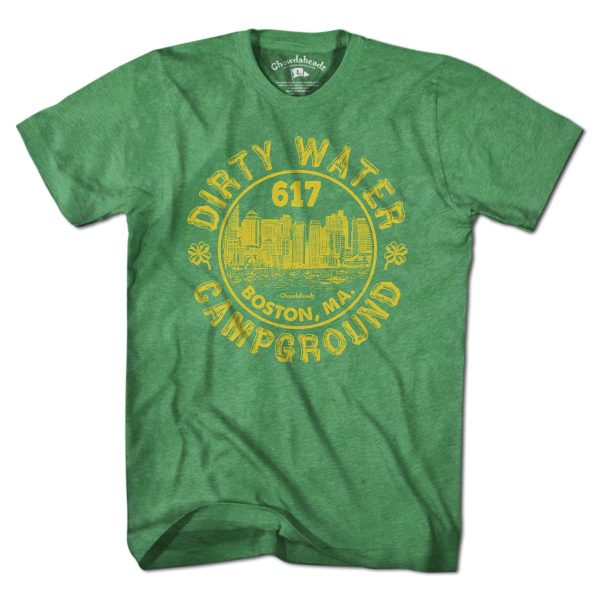 Dirty Water Campground Boston T-Shirt Hot on Sale