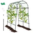 7.5 Feet Garden Arch Trellis with PE Coated Metal Structure Online Hot Sale