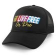 Live Free Or Die Fastlane Foam Trucker Hat on Sale