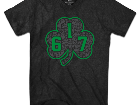 617 Green Street Shamrock T-Shirt Online now