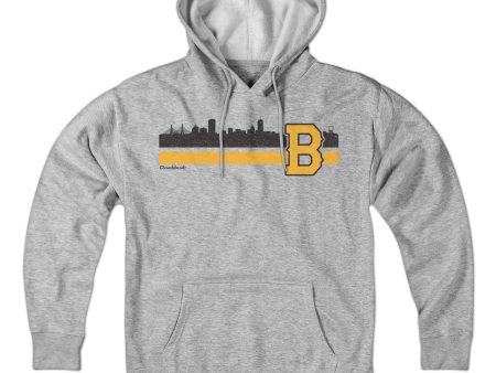 Boston B Black & Gold Sideline Hoodie For Sale