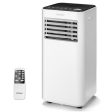 8000 BTU Portable Air Conditioner with Fan and Dehumidifier Mode-White For Cheap