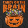 Candy On The Brain Halloween T-Shirt Hot on Sale