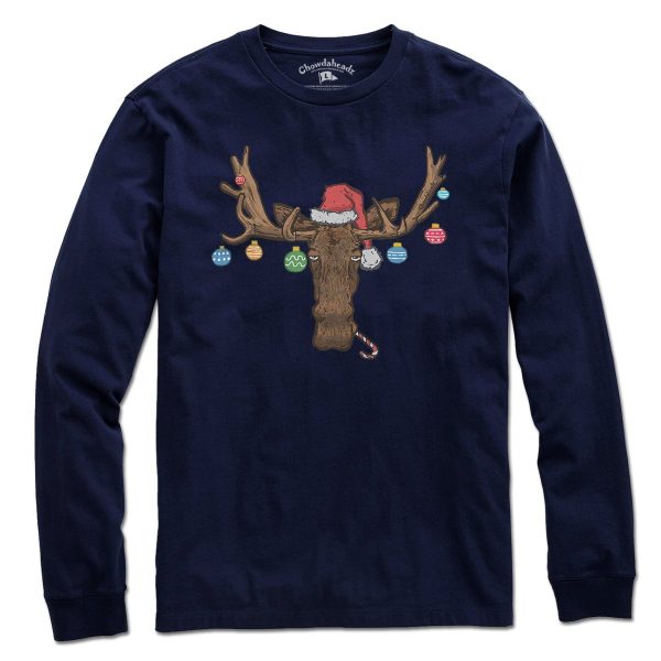 Christmas Moose Ornaments T-Shirt Online Hot Sale