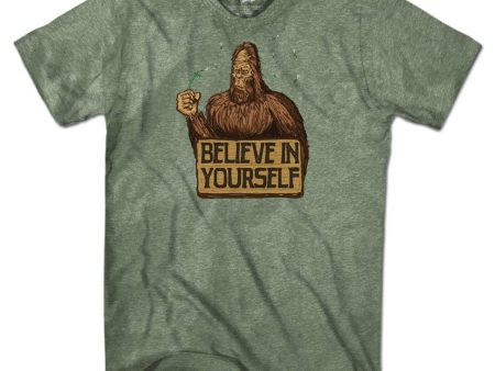 Believe In Yourself Bigfoot T-Shirt Sale