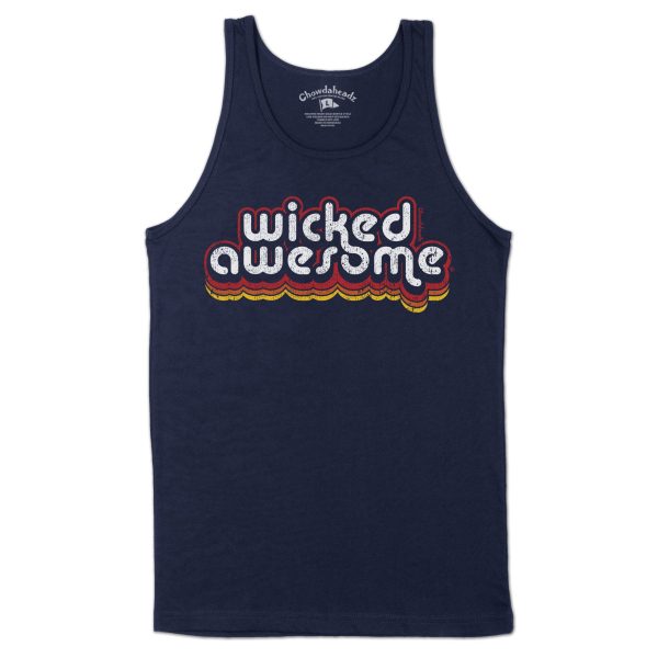 Wicked Awesome Retro Men s Tank Top Cheap