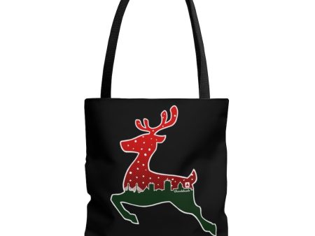 Boston Reindeer Skyline Tote Bag Fashion