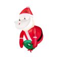 3.3 Feet Lighted Inflatable Santa Claus Broke Out from Window For Discount