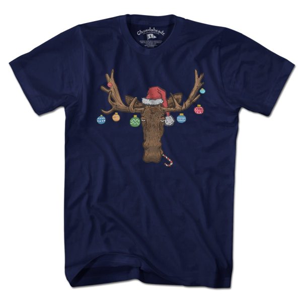 Christmas Moose Ornaments T-Shirt Online Hot Sale