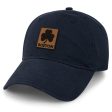 Boston Shamrock Leather Patch Dad Hat Hot on Sale