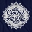 Crochet All Day T-Shirt on Sale