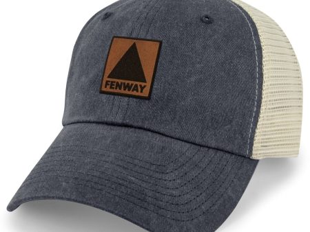 Fenway Leather Patch Relaxed Trucker on Sale