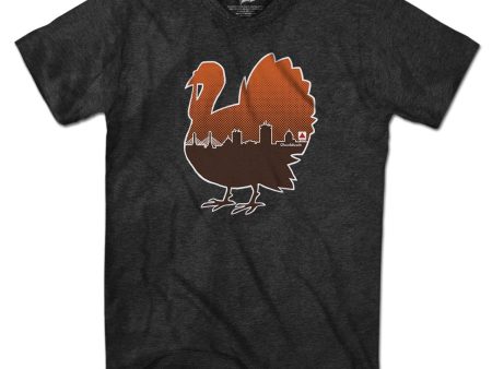 Boston Thanksgiving Turkey Skyline T-Shirt For Discount