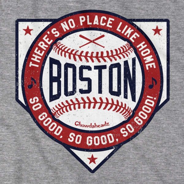 Boston There s No Place Like Home Baseball T-Shirt For Discount