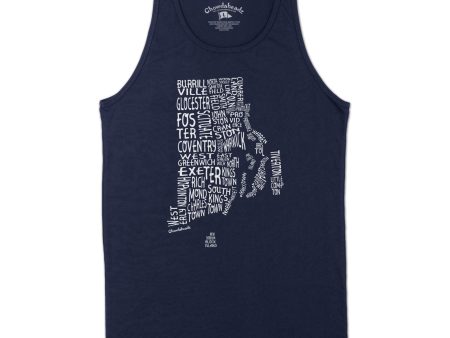 Rhode Island Cities & Towns Men s Tank Top Sale