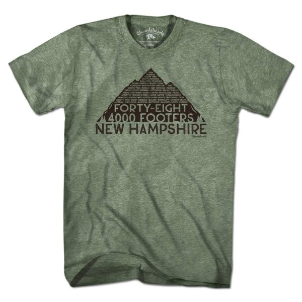 Forty-Eight 4,000 Footers New Hampshire T-Shirt on Sale