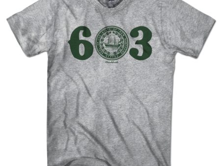 603 New Hampshire Seal T-Shirt For Discount