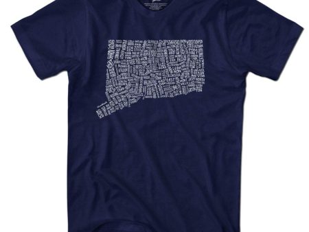 Connecticut Cities & Towns T-Shirt Cheap