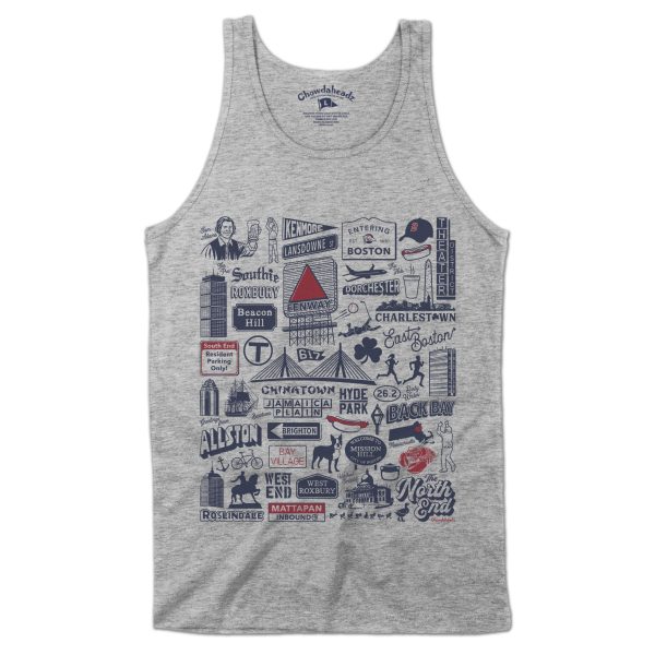 Boston Tourist Attraction Men s Tank Top Cheap