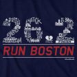 26.2 Run Boston Race Icons T-Shirt Online Sale