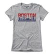 Boston Lined Cityscape T-Shirt Online now