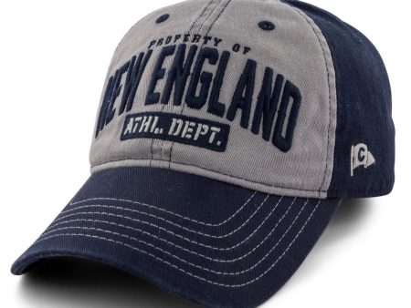 Property of New England  Varsity  Adjustable Hat - Navy Online Sale