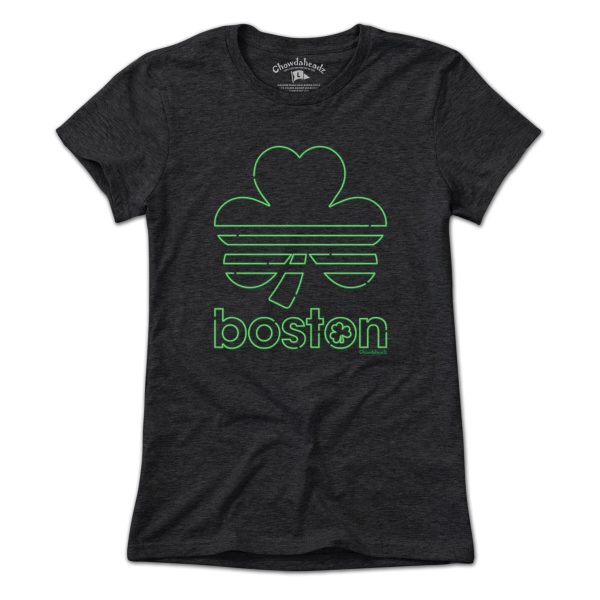 Boston Shamrock Neon Sign T-Shirt For Cheap