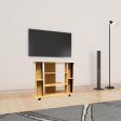 35  Wood Brown Open Shelving TV Stand Discount