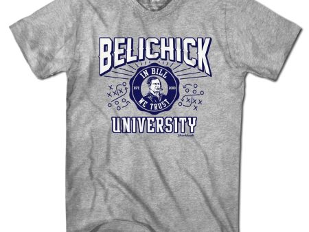 Belichick University Seal T-Shirt Online Hot Sale