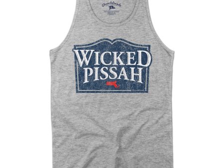 Wicked Pissah Mass Sign Men s Tank Top Supply