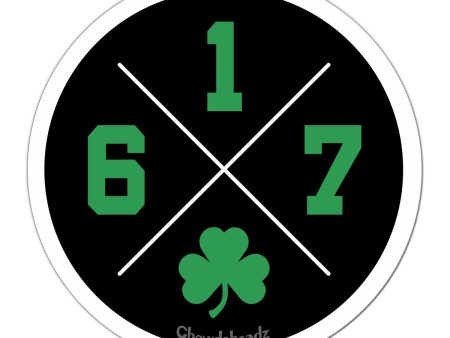 617 Shamrock Emblem Sticker on Sale