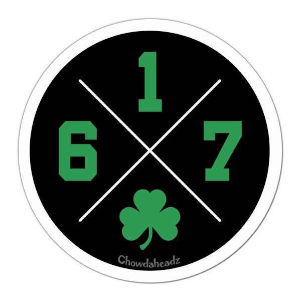 617 Shamrock Emblem Sticker on Sale