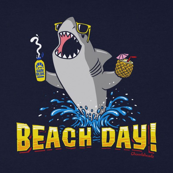 Beach Day Shark Youth T-Shirt Online Sale