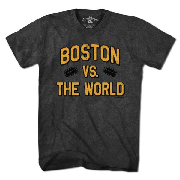 Boston vs The World Hockey T-Shirt For Sale