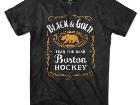 Black & Gold Olde Time T-Shirt on Sale