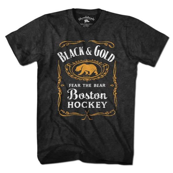 Black & Gold Olde Time T-Shirt on Sale