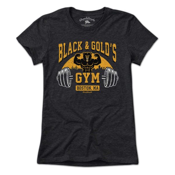 Black & Gold s Gym T-Shirt Sale