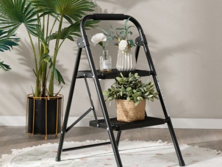 2-Step 3-Step Ladder with Wide Anti-Slip Pedal-2-Step Cheap