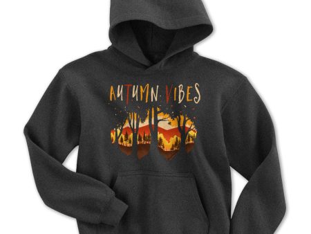 Autumn Vibes Youth Hoodie Fashion