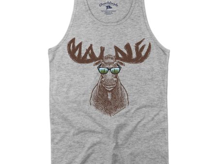 Cool Maine Moose Men s Tank Top Online Hot Sale