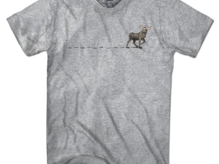 Winter Moose Tracks T-Shirt Online now