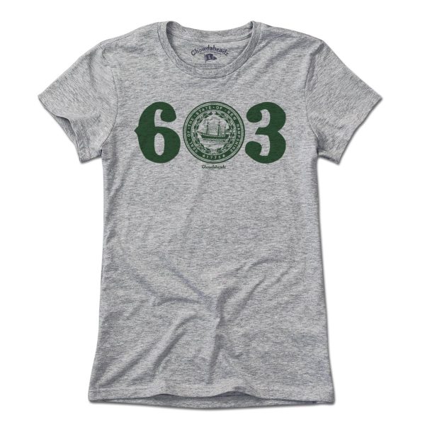 603 New Hampshire Seal T-Shirt For Discount