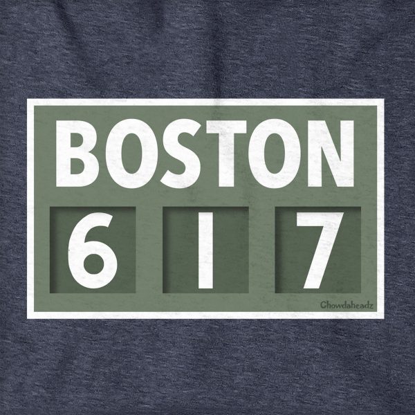 Boston 617 Scoreboard Hoodie Discount