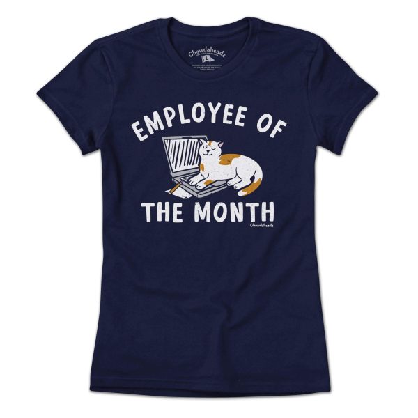 Employee Of The Month Cat T-Shirt Sale