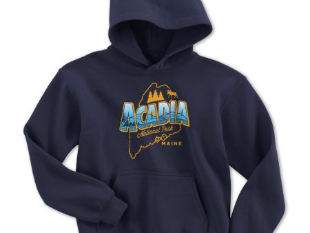 Acadia National Park Youth Hoodie Sale