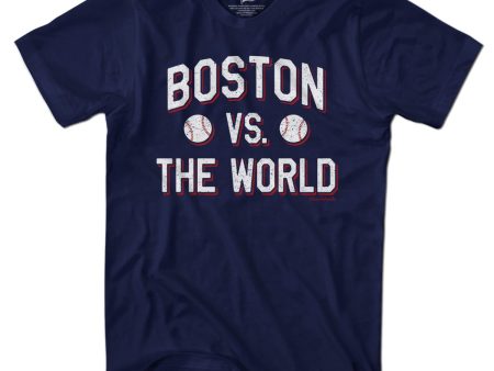 Boston vs The World Baseball T-Shirt Online now