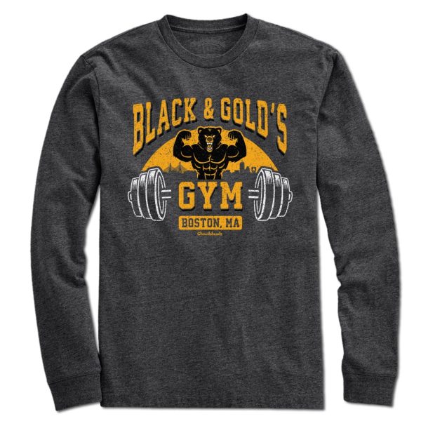 Black & Gold s Gym T-Shirt Sale