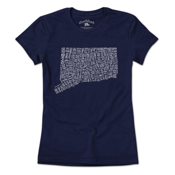 Connecticut Cities & Towns T-Shirt Cheap