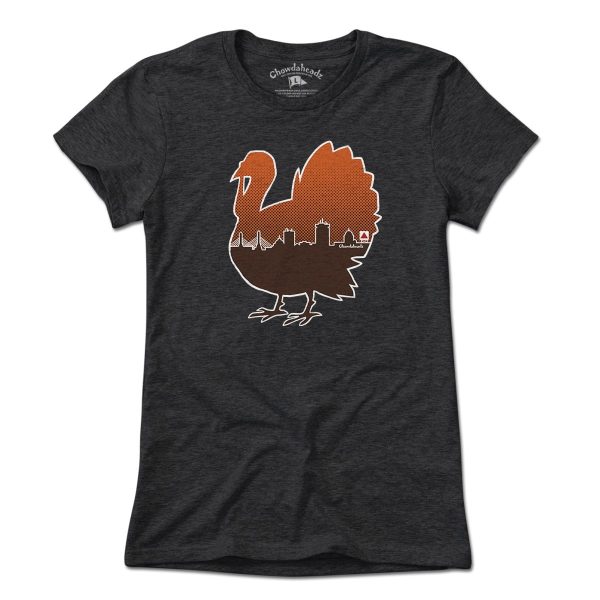 Boston Thanksgiving Turkey Skyline T-Shirt For Discount